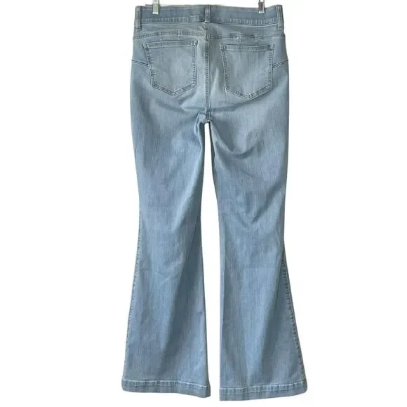 TORRID Bombshell Flare Premium Stretch Size 12 Calabasas Light Wash Wide-Leg - Picture 4 of 9